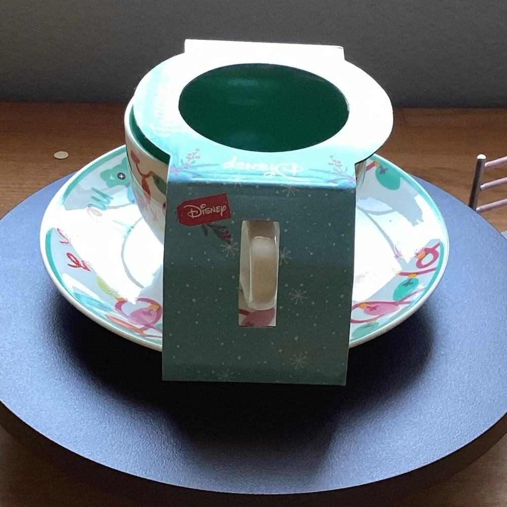 Disney Stitch Christmas teacup set